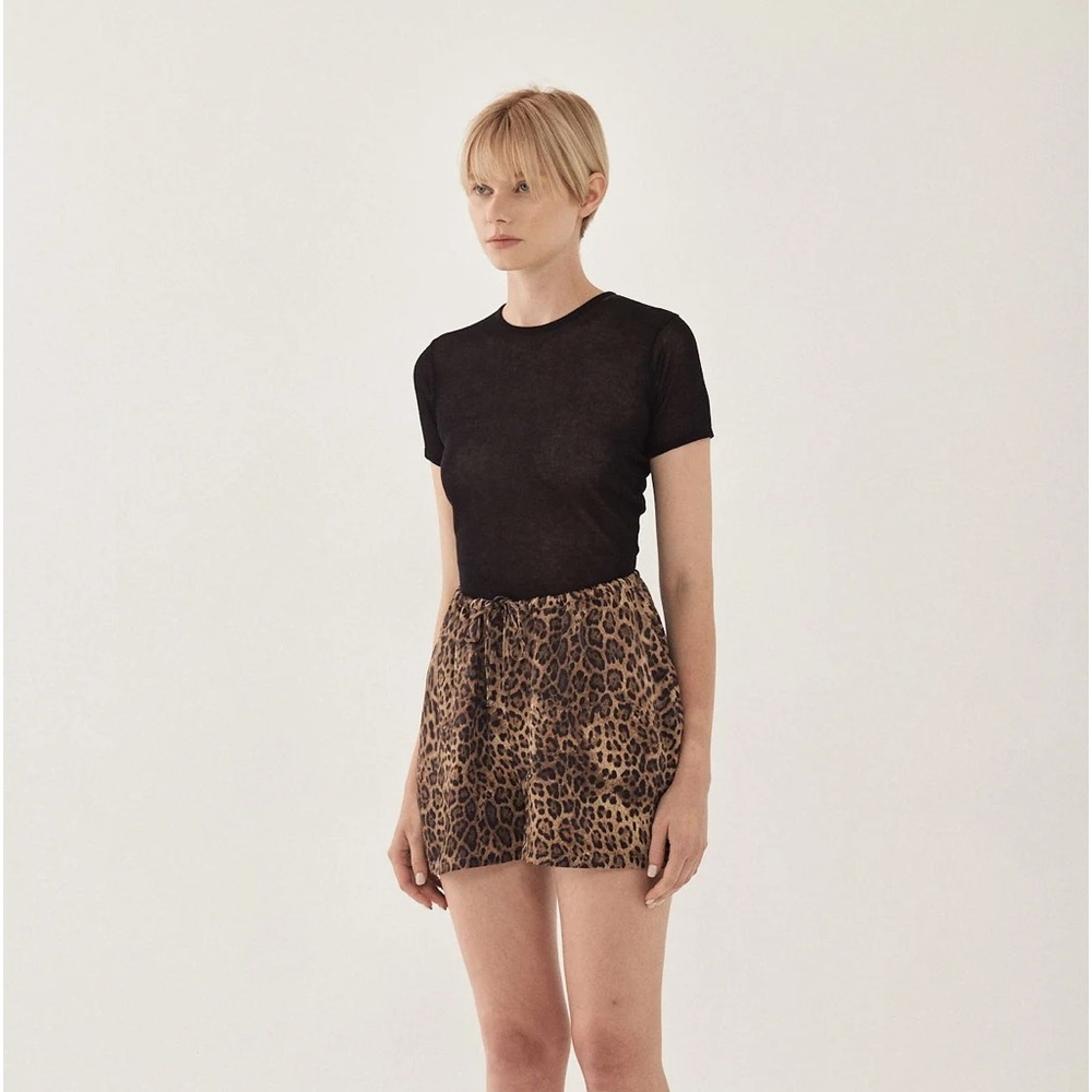 DÉ ROCOCO Satin Drawstring Shorts, Size M - Picture 2 of 7
